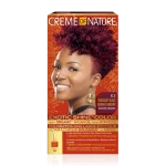 Creme of Nature Exotic Shine Color with Argan Oil from Morocco - 6.2 Burgundy Blaze | Permanent Hair Color Kit for Intense Shine & Deep Conditioning