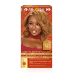 Creme of Nature Exotic Shine Color with Argan Oil from Morocco - 10.0 Honey Blonde | Permanent Hair Color Kit for Intense Shine & Conditioning