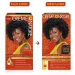Creme of Nature Exotic Shine Color with Argan Oil from Morocco - 1.0 Intense Black | Permanent Hair Color Kit for Radiant Shine & Full Gray Coverage - Image 4