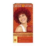 Creme of Nature Exotic Shine Color with Argan Oil from Morocco - 7.6 Intensive Red | Permanent Hair Color Kit for Bold Red Shine & Deep Conditioning