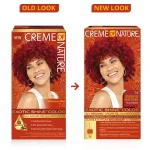 Creme of Nature Exotic Shine Color with Argan Oil from Morocco - 7.6 Intensive Red | Permanent Hair Color Kit for Bold Red Shine & Deep Conditioning - Image 2