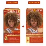 Creme of Nature Exotic Shine Color with Argan Oil from Morocco - 9.2 Light Caramel Brown | Permanent Hair Color Kit for Intense Moisture & Radiant Shine - Image 2