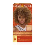 Creme of Nature Exotic Shine Color with Argan Oil from Morocco - 9.2 Light Caramel Brown | Permanent Hair Color Kit for Intense Moisture & Radiant Shine