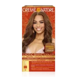 Creme of Nature Exotic Shine Color with Argan Oil from Morocco - 7.3 Medium Warm Brown | Permanent Hair Color Kit for Intense Moisture & Radiant Shine