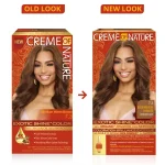 Creme of Nature Exotic Shine Color with Argan Oil from Morocco - 7.3 Medium Warm Brown | Permanent Hair Color Kit for Intense Moisture & Radiant Shine - Image 2