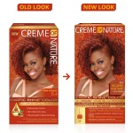 Creme of Nature Exotic Shine Color with Argan Oil from Morocco - 6.4 Red Copper | Permanent Hair Color Kit for Radiant Shine & Conditioning - Image 2