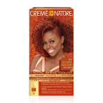 Creme of Nature Exotic Shine Color with Argan Oil from Morocco - 6.4 Red Copper | Permanent Hair Color Kit for Radiant Shine & Conditioning