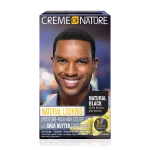 Creme of Nature Moisture-Rich Liquid Hair Color with Shea Butter Conditioner - Natural Black | Permanent Hair Color Kit for Deep Hydration & Radiant Shine