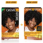 Creme of Nature Moisture-Rich Hair Color with Shea Butter Conditioner - C10 Jet Black | Permanent Hair Color Kit for Deep Shine & Full Gray Coverage - Image 2