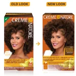 Creme of Nature Moisture-Rich Hair Color with Shea Butter Conditioner - C21 Rich Brown | Permanent Hair Color Kit for Radiant Shine & Full Gray Coverage - Image 2