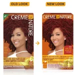 Creme of Nature Moisture-Rich Hair Color with Shea Butter Conditioner - C31 Vivid Red | Permanent Hair Color Kit for Bold Red Shine & Full Gray Coverage - Image 2