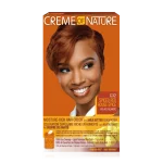 Creme of Nature Moisture-Rich Hair Color with Shea Butter Conditioner - C32 Spiced Red | Permanent Hair Color Kit for Radiant Shine & Full Gray Coverage